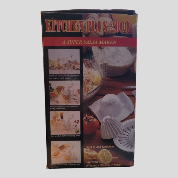 Kitchen Plus 2000 The Ultimate Kitchen Miracle Chopper Slicer & Juicer Recipe-Bk - Picture 4 of 6